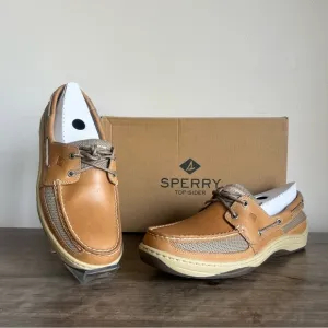 Sperry Tarpon 2 Eye Leather Tan Beige Men's Boat Shoe Size 11.5 SKU#24221