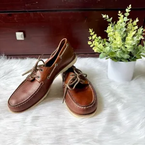 Sperry Top-Sider Authentic Original Leeward 2-Eye Classic Leather Boat Shoes