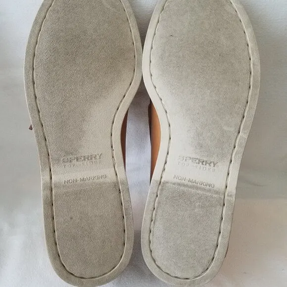 Sperry Top Sider Boat Shoes Mens 11 W Authentic Original Two Eye Brown