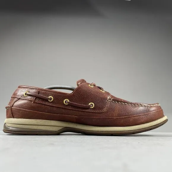 Sperry Top Sider Gold Cup ASV Men’s Size 13 M Leather Moc Toe Two Eye Boat Shoes