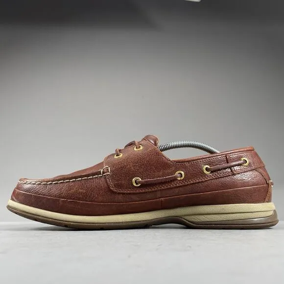 Sperry Top Sider Gold Cup ASV Men’s Size 13 M Leather Moc Toe Two Eye Boat Shoes