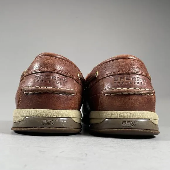 Sperry Top Sider Gold Cup ASV Men’s Size 13 M Leather Moc Toe Two Eye Boat Shoes
