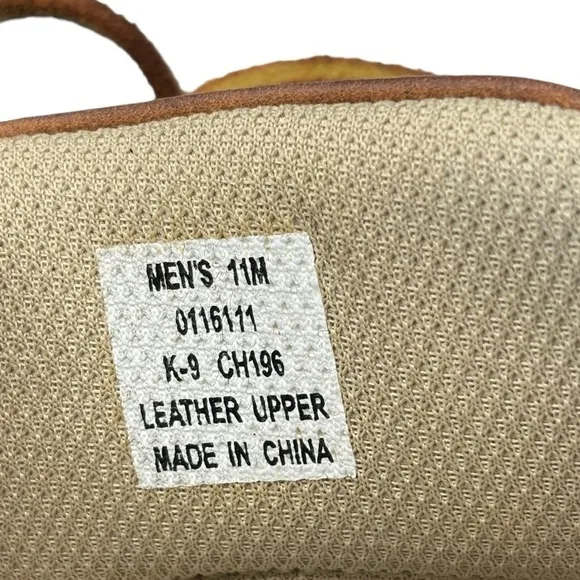 Sperry Top-Sider Mens Boat Deck Shoe Brown Leather Sz 11 Classic Preppy Nautical