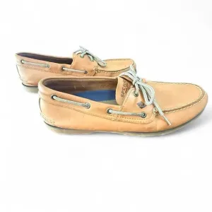 Sperry Top-Sider Men’s Boat Shoes 12W Leather Tan
