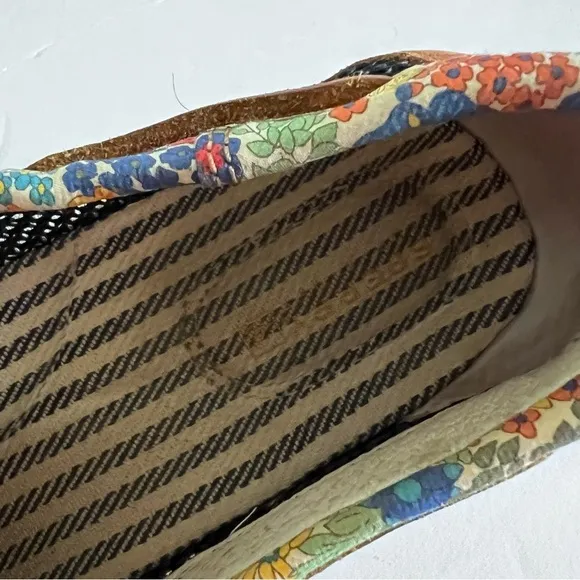 Sperry Topsider Bluefish Liberty Floral Boat Shoe Size 9.5