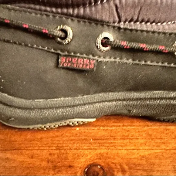 Sperry Topsider Original Style Winter Snow Boots Worn Once Brown Red Sz 6,5