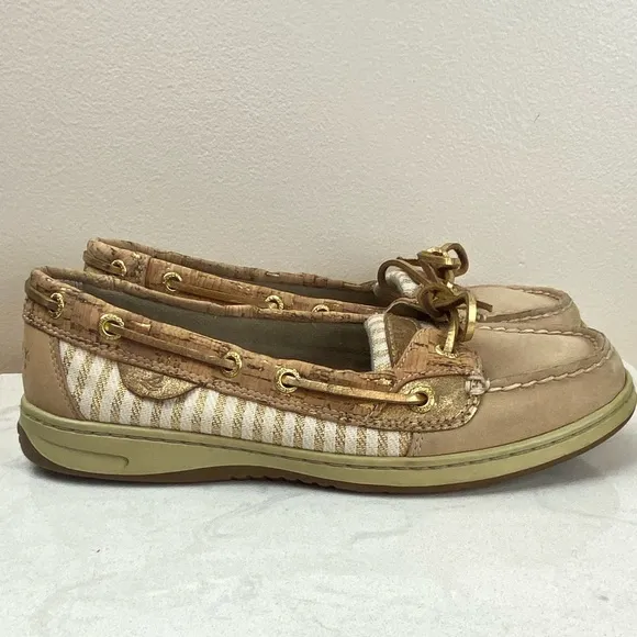 SPERRY Women's Angelfish 2-Eye Cork Shoes Nautical