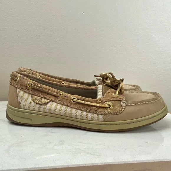 SPERRY Women's Angelfish 2-Eye Cork Shoes Nautical