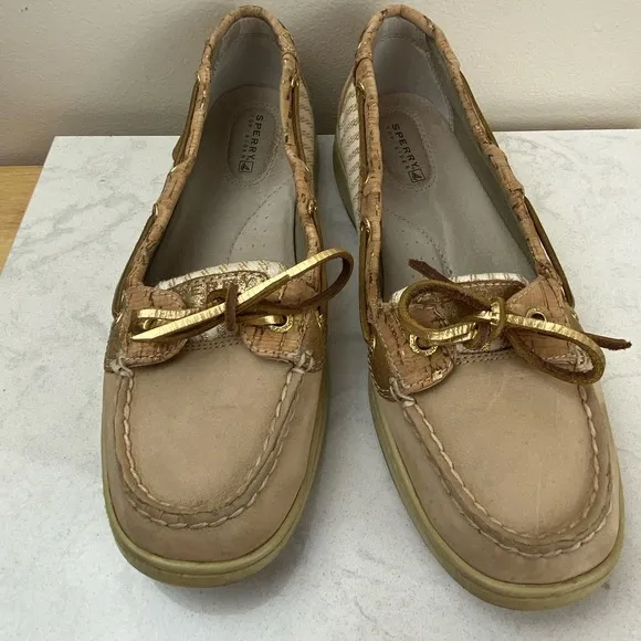 SPERRY Women's Angelfish 2-Eye Cork Shoes Nautical