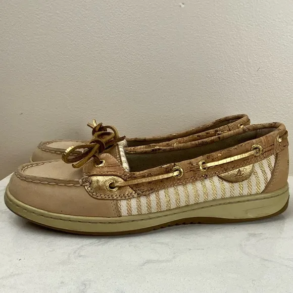 SPERRY Women's Angelfish 2-Eye Cork Shoes Nautical