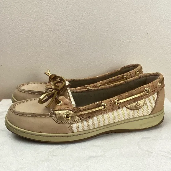 SPERRY Women's Angelfish 2-Eye Cork Shoes Nautical