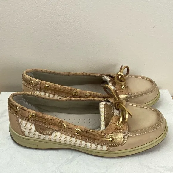 SPERRY Women's Angelfish 2-Eye Cork Shoes Nautical