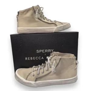 Sperry x Rebecca Minkoff High Top Distressed Sneaker STS87548 Women's 9.5M