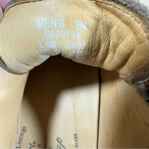 Sperry Top Sider Gold Cup Oxford Suede Shoes Men’s Size 9