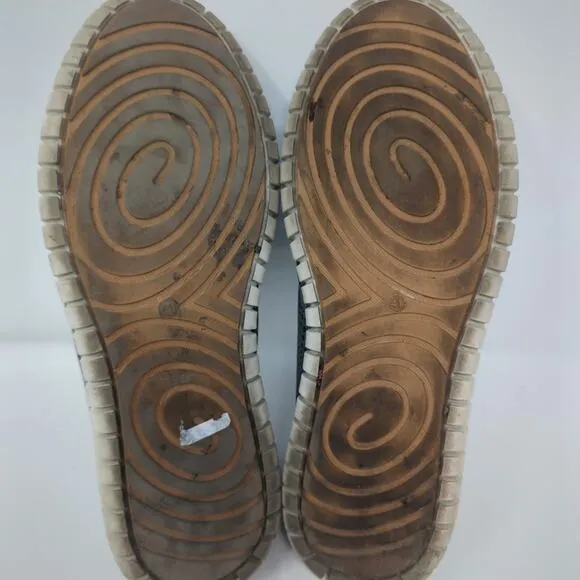 Spring Step Kalene Oxford Blue Shoes Size 9.5
