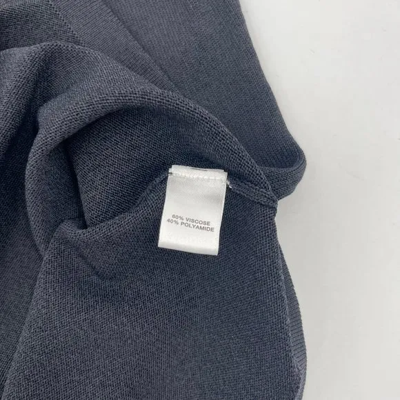 St. John Black Classic Boat Neck Sweater | New With Tags