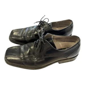 Stacy Adams Dress Shoes Black Leather Square Toe Lace Up Oxford Style Mens 8M