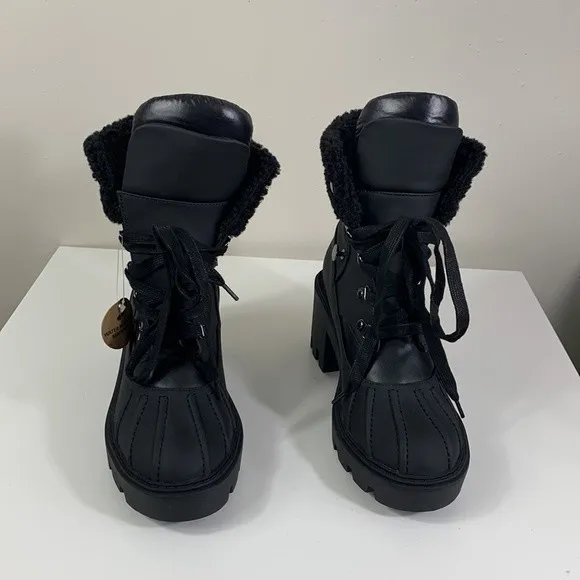 STEVE MADDEN black  boots size 8.5