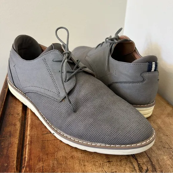 Steve Madden gray Oxford shoes, men’s sz 13, GUC