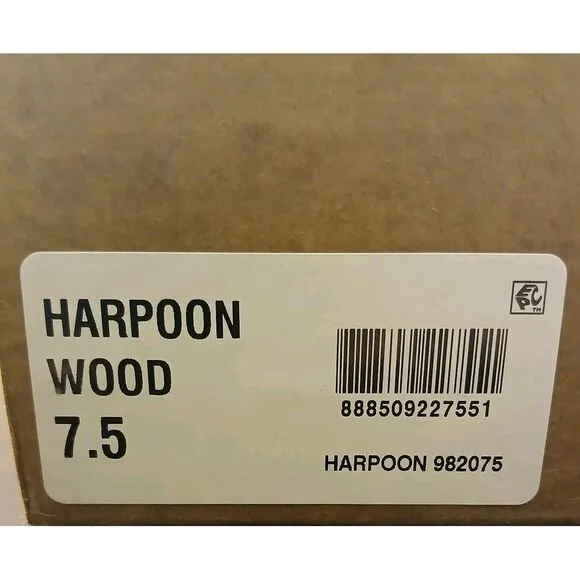 Steve Madden Men Harpoon Oxford Shoes, Wood, Sz 7.5 Style 782075 New in box #627