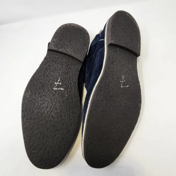 Steve Madden Mens Durban Navy Blue Suede Chukka Ankle Boots 11 M Lace Up