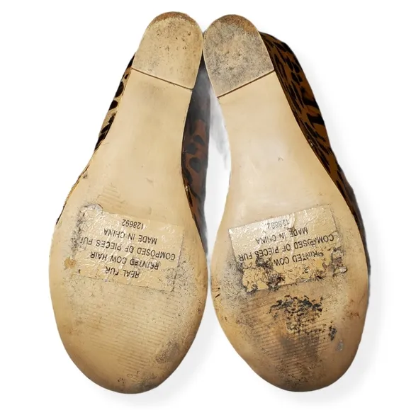 Steve Madden Pammyy Leopard Pony Platform Wedge 9.5