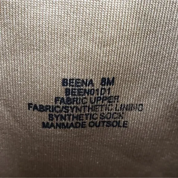 STEVEN NEW YORK Womens 8 Beena Combat Boot in Sand Tan NEW