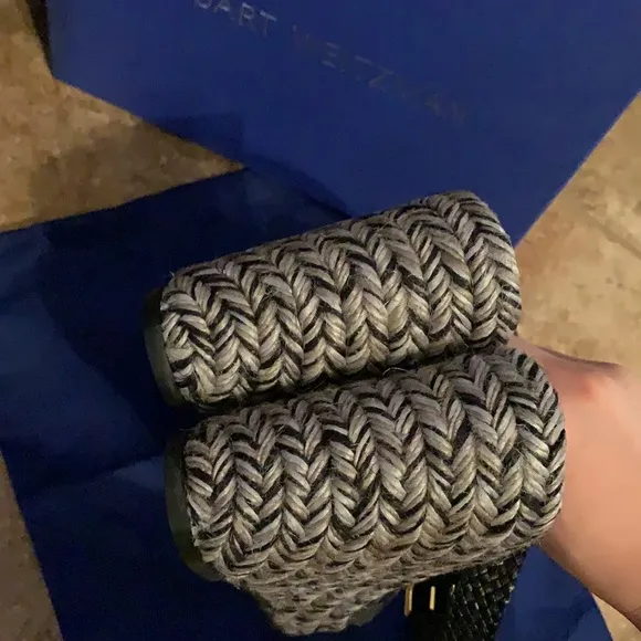 Stuart Weitzman Elsie Woven Wedges