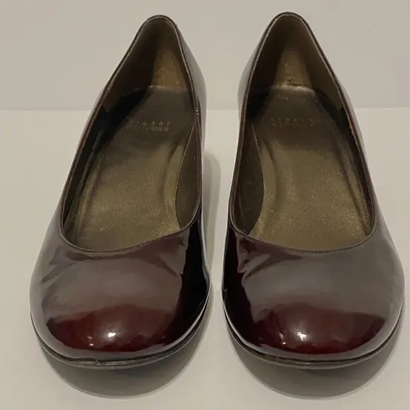 Stuart Weitzman Patent Leather Heels Wedges Size 7.5
