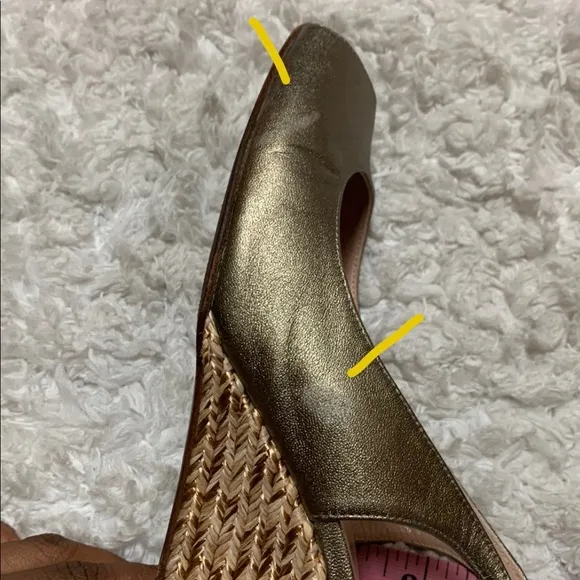 STUART WEITZMAN SLING BACK PEEP TOE WEDGES