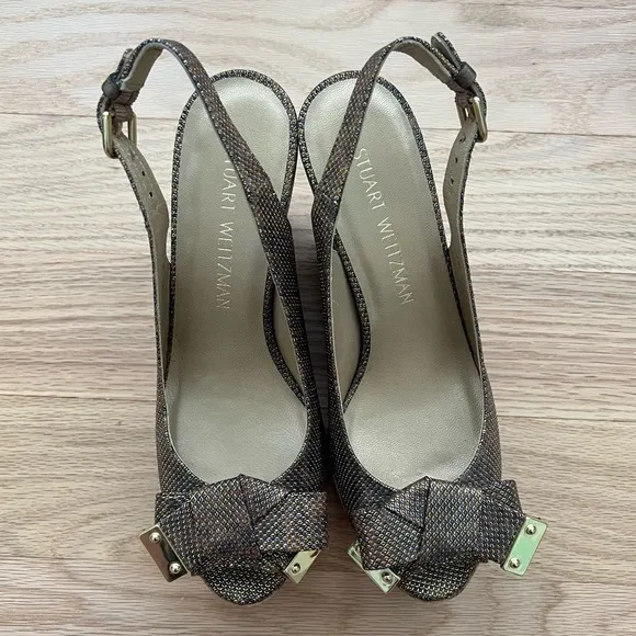Stuart Weitzman Women’s Bodajean Cork Wedges | 7