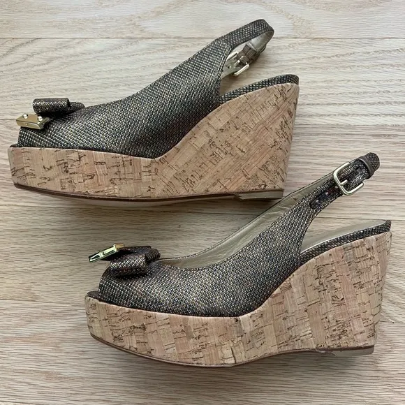 Stuart Weitzman Women’s Bodajean Cork Wedges | 7