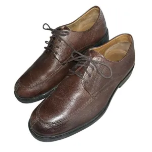 Studio Belvedere Marley Leather‎ Oxford Shoes Mens Sz 9 1/2 D Brown Made Brazil
