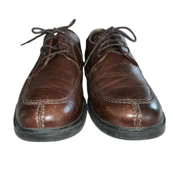 Studio Belvedere Marley Leather‎ Oxford Shoes Mens Sz 9 1/2 D Brown Made Brazil