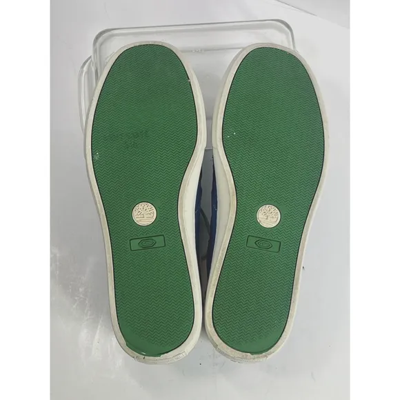 Stussy x Timberland Mens Blue Suede Boat Shoe Size 10.5 US Rare Hard To Find