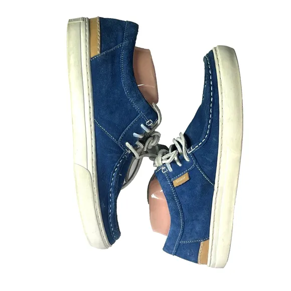 Stussy x Timberland Mens Blue Suede Boat Shoe Size 10.5 US Rare Hard To Find