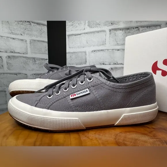 Superga 2750 Cotu Classic Sneakers Grey Blueish Unisex M 7.5/W 9