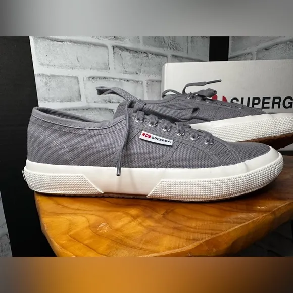 Superga 2750 Cotu Classic Sneakers Grey Blueish Unisex M 7.5/W 9