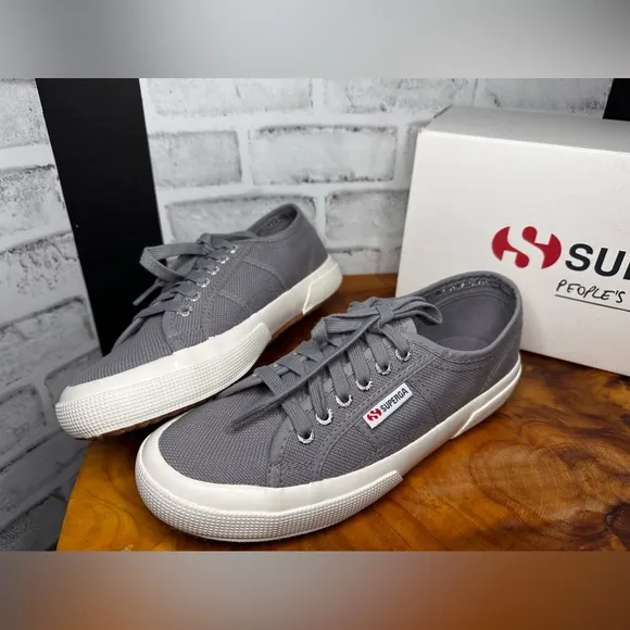 Superga 2750 Cotu Classic Sneakers Grey Blueish Unisex M 7.5/W 9