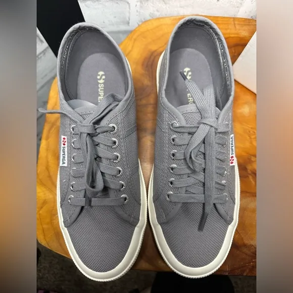 Superga 2750 Cotu Classic Sneakers Grey Blueish Unisex M 7.5/W 9