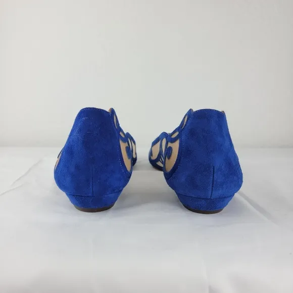 Tabitha Simmons Blue and Nude Design Flats 40/ 9