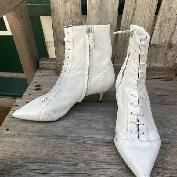 Tabitha Simmons Emmet Lace-Up Leather Ankle Boots size EU 35