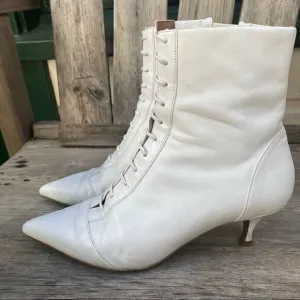 Tabitha Simmons Emmet Lace-Up Leather Ankle Boots size EU 35