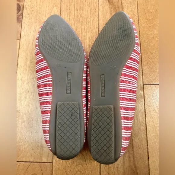 TALBOTS STRIPED FRANCESCA DRIVING MOCCASIN Size 7.5