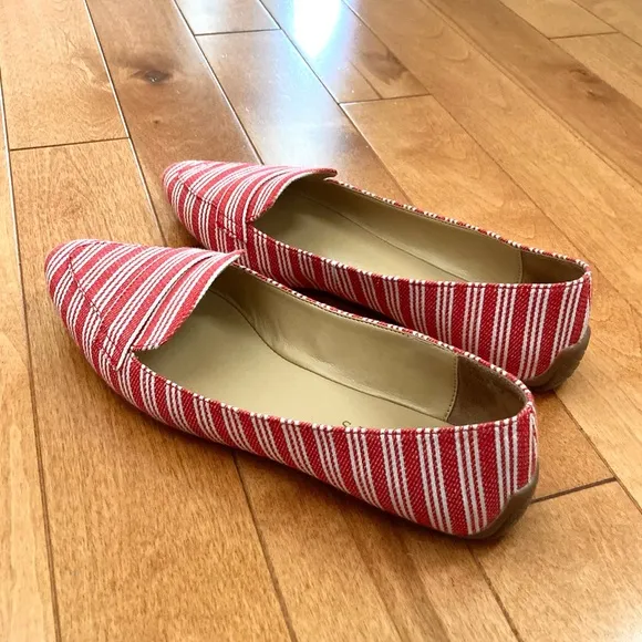 TALBOTS STRIPED FRANCESCA DRIVING MOCCASIN Size 7.5