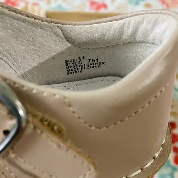 Tan Kids Shoe with Buckle
