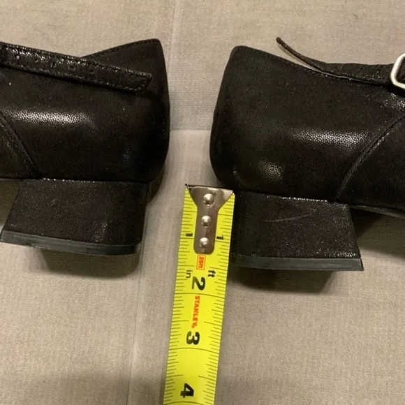 Taryn Rose Fannie Mary Jane Kitten Heels Black Shoes Comfortable Classic Size 10