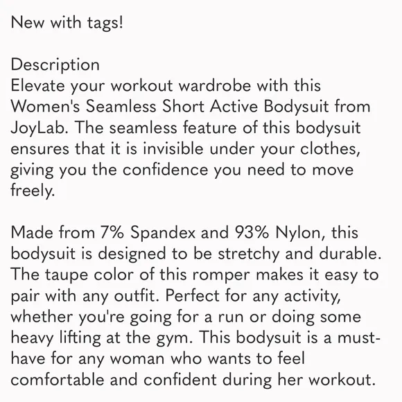 Taupe Seamless Short Active athletic workout Bodysuit, jumpsuit, onesie, romper