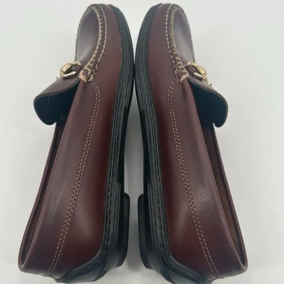 TB Phelps Bit Driver Briar Shoes Men US 8.5M Brown Leather The Prep Classic 2018