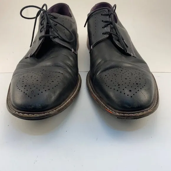 Ted Baker marar black oxford lace up shoes 9